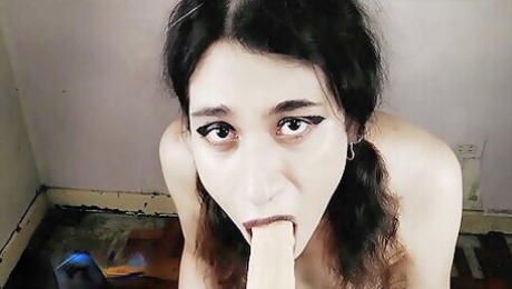 Hottie Goth Girl Sucks Your Dick And Lets You Fuck Her For Money 13 Min