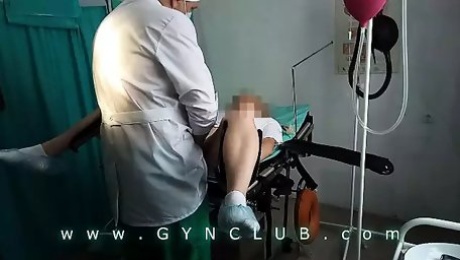 Effective orgasm on the gynecological chair