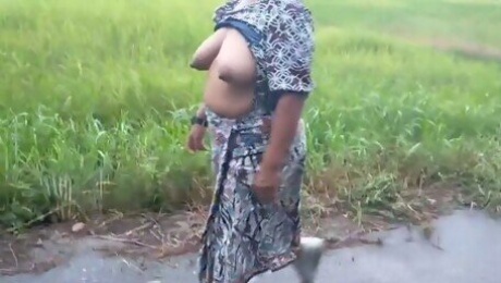 Big Tits Asian Outdoor 6.1