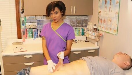 Featuring Jasmine Barness cock play video
